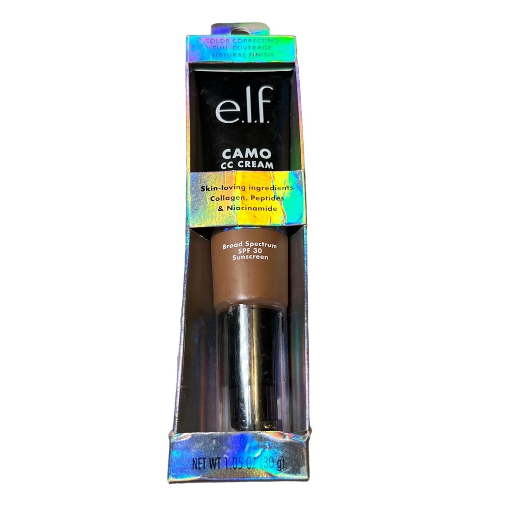 Elf Cosmetic Camo CC Cream Deep 540 N 1.05 Oz Natural Full Coverage Hydrating